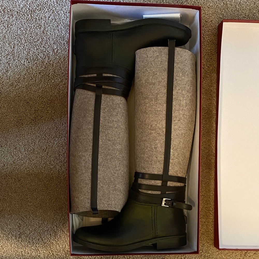 Elegant brown and grey Women's Riding Boots